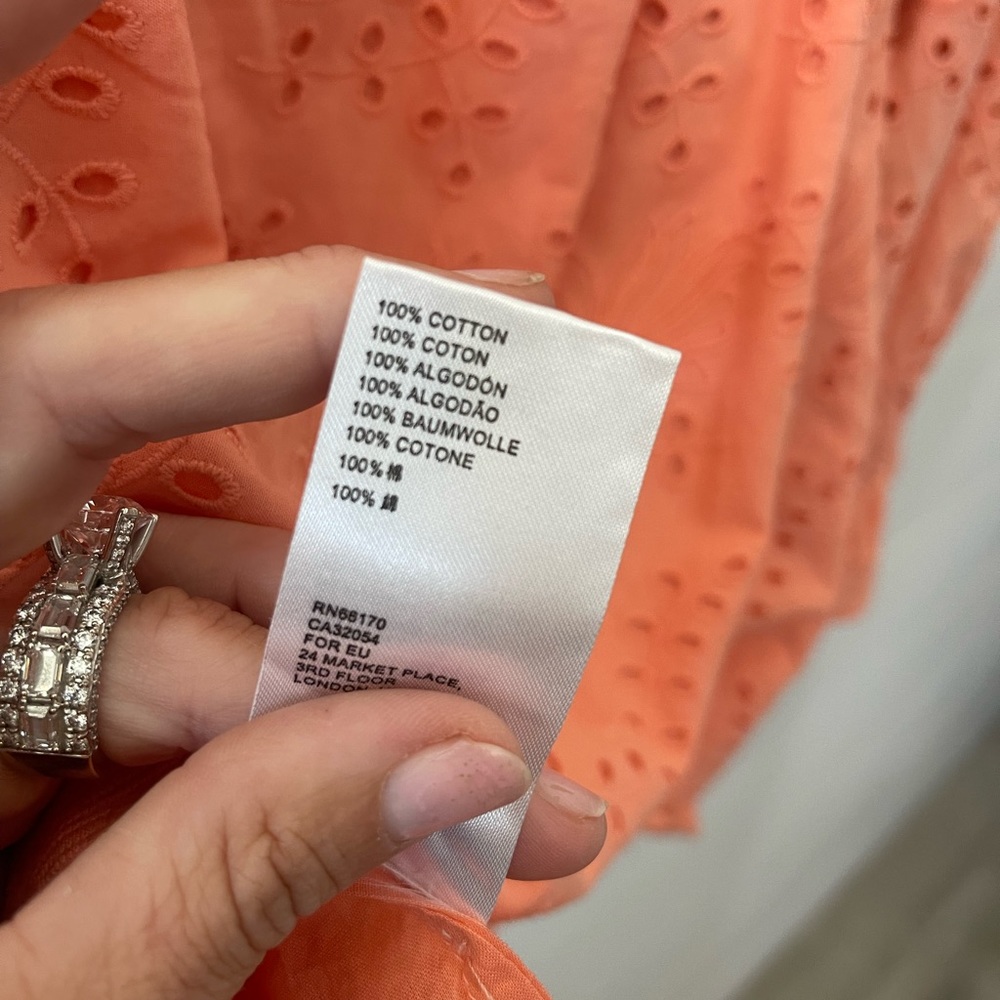 Anthropologie | seen worn kept eyelet top 6 - Picture 7 of 8